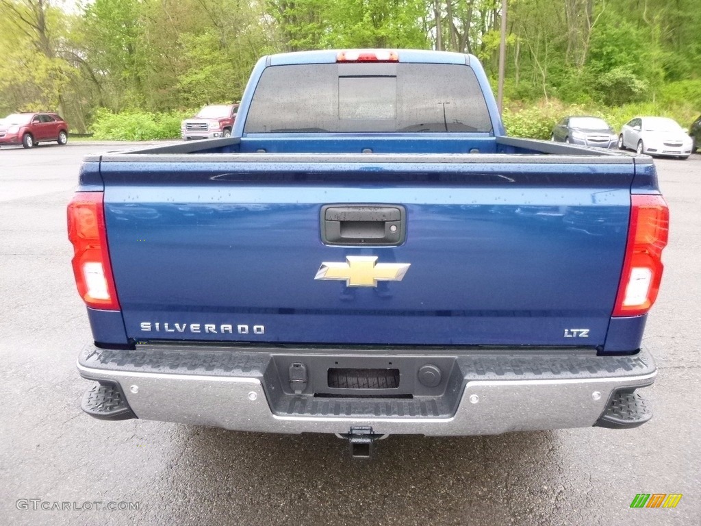 2016 Silverado 1500 LTZ Crew Cab 4x4 - Deep Ocean Blue Metallic / Cocoa/Dune photo #6