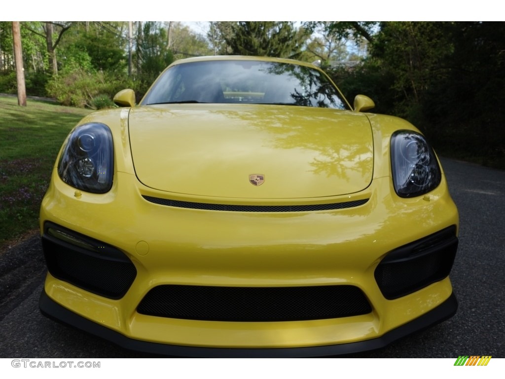 2016 Cayman GT4 - Racing Yellow / Black photo #2