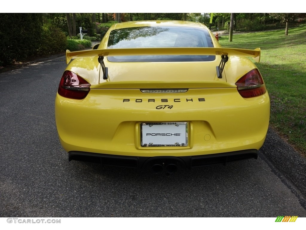 2016 Cayman GT4 - Racing Yellow / Black photo #5