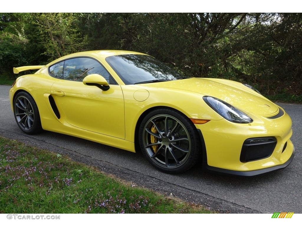 2016 Cayman GT4 - Racing Yellow / Black photo #8