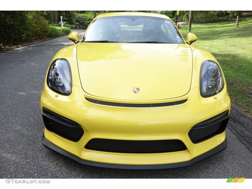 Racing Yellow 2016 Porsche Cayman GT4 Exterior Photo #112886556