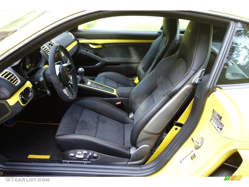 Black Interior 2016 Porsche Cayman GT4 Photo #112886853