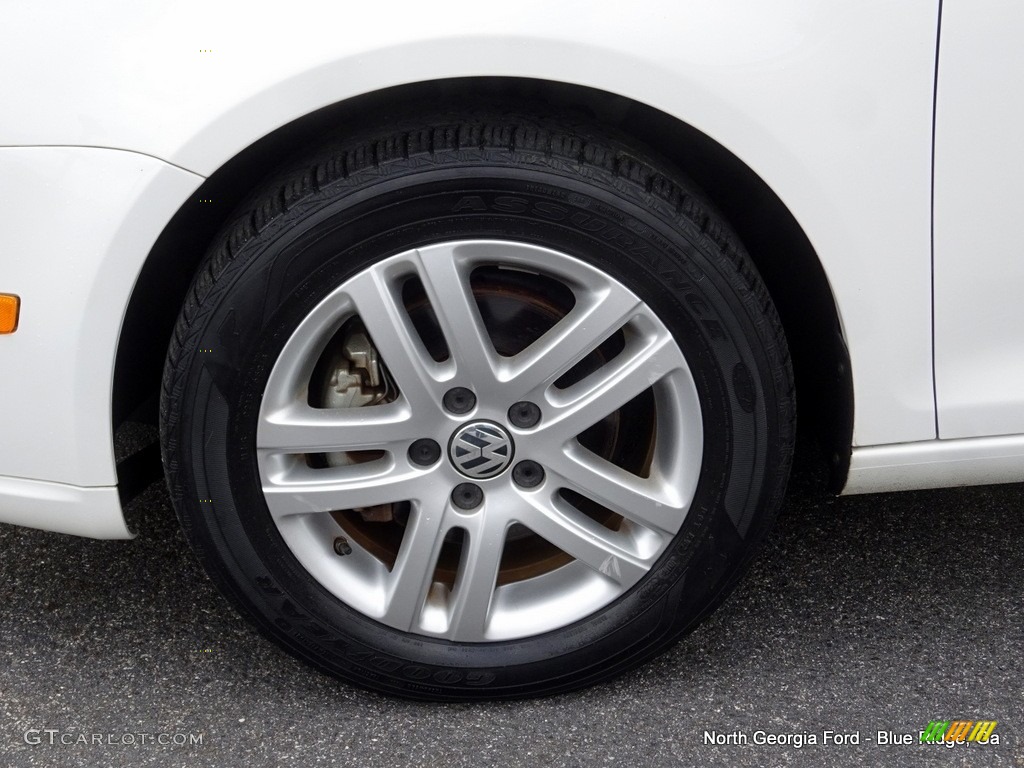 2010 Jetta TDI Sedan - Candy White / Titan Black photo #9
