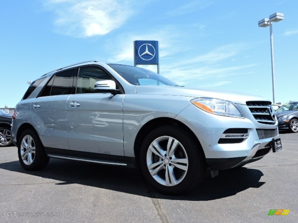 Diamond Silver Metallic 2014 Mercedes-Benz ML 350 4Matic Exterior Photo #112887267