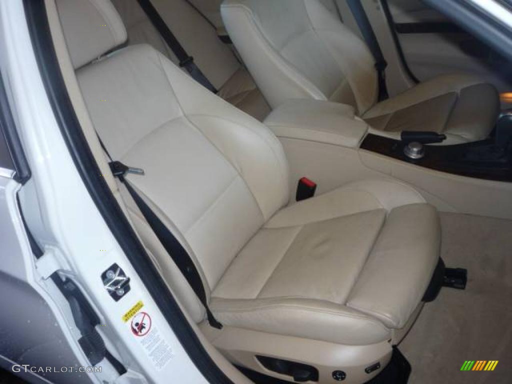 2006 3 Series 330i Sedan - Alpine White / Beige photo #6
