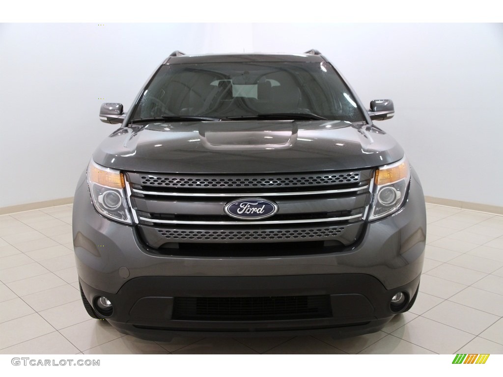2015 Explorer Limited 4WD - Magnetic / Charcoal Black photo #2