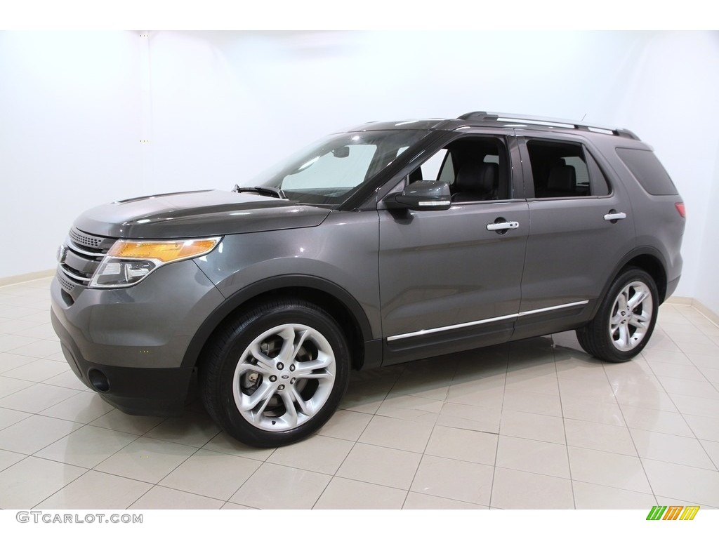 2015 Explorer Limited 4WD - Magnetic / Charcoal Black photo #3