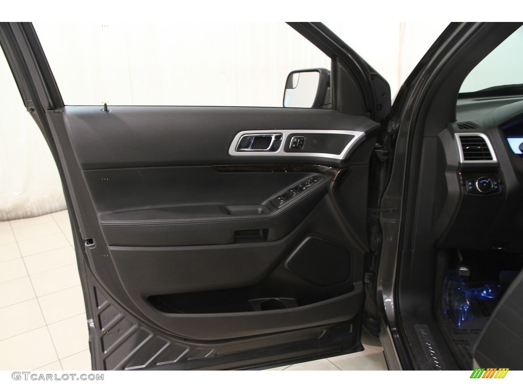 2015 Explorer Limited 4WD - Magnetic / Charcoal Black photo #4