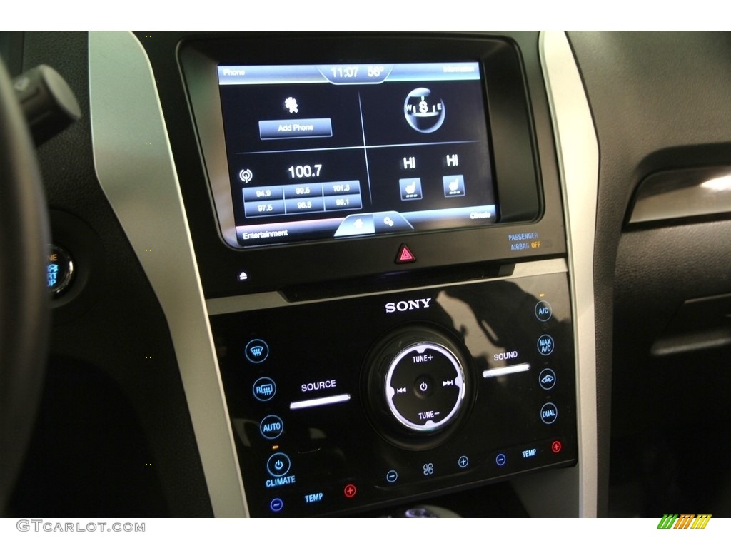 2015 Explorer Limited 4WD - Magnetic / Charcoal Black photo #8