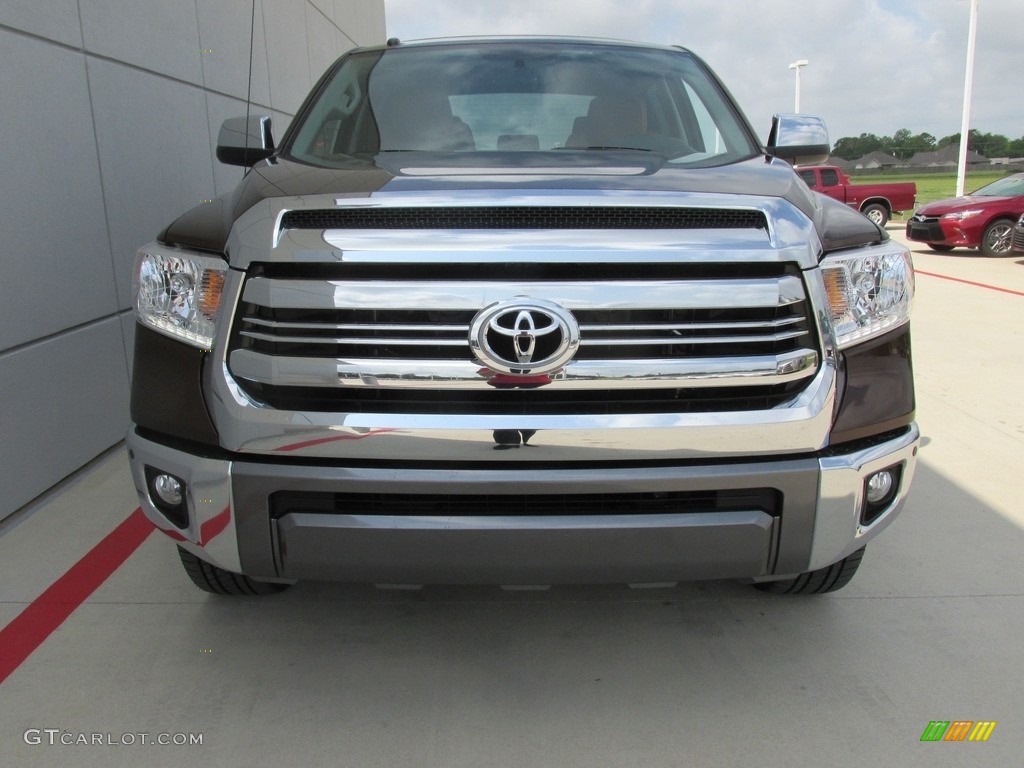 2016 Tundra 1794 CrewMax - Sunset Bronze Mica / 1794 Black/Brown photo #8