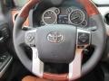 2016 Toyota Tundra 1794 Black/Brown Interior Steering Wheel Photo