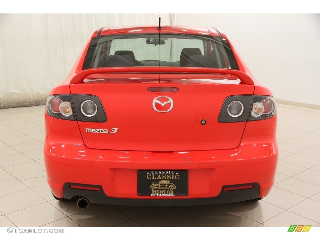 2008 MAZDA3 i Sport Sedan - True Red / Black photo #14