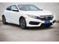 Taffeta White 2016 Honda Civic LX-P Coupe