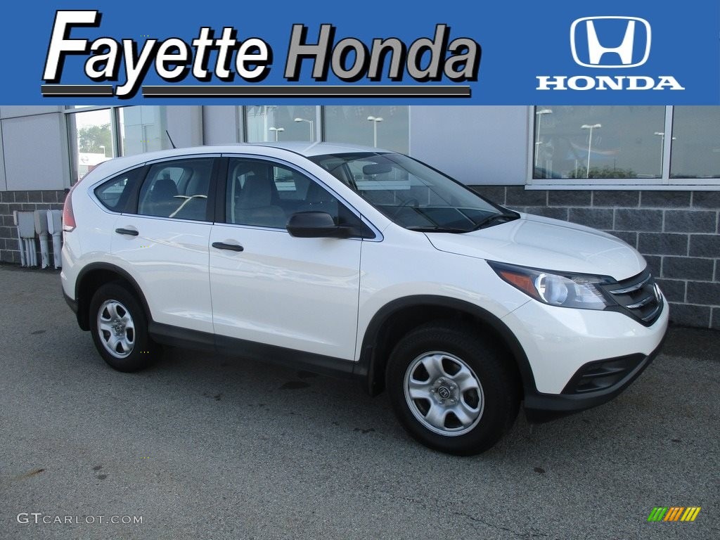 White Diamond Pearl Honda CR-V