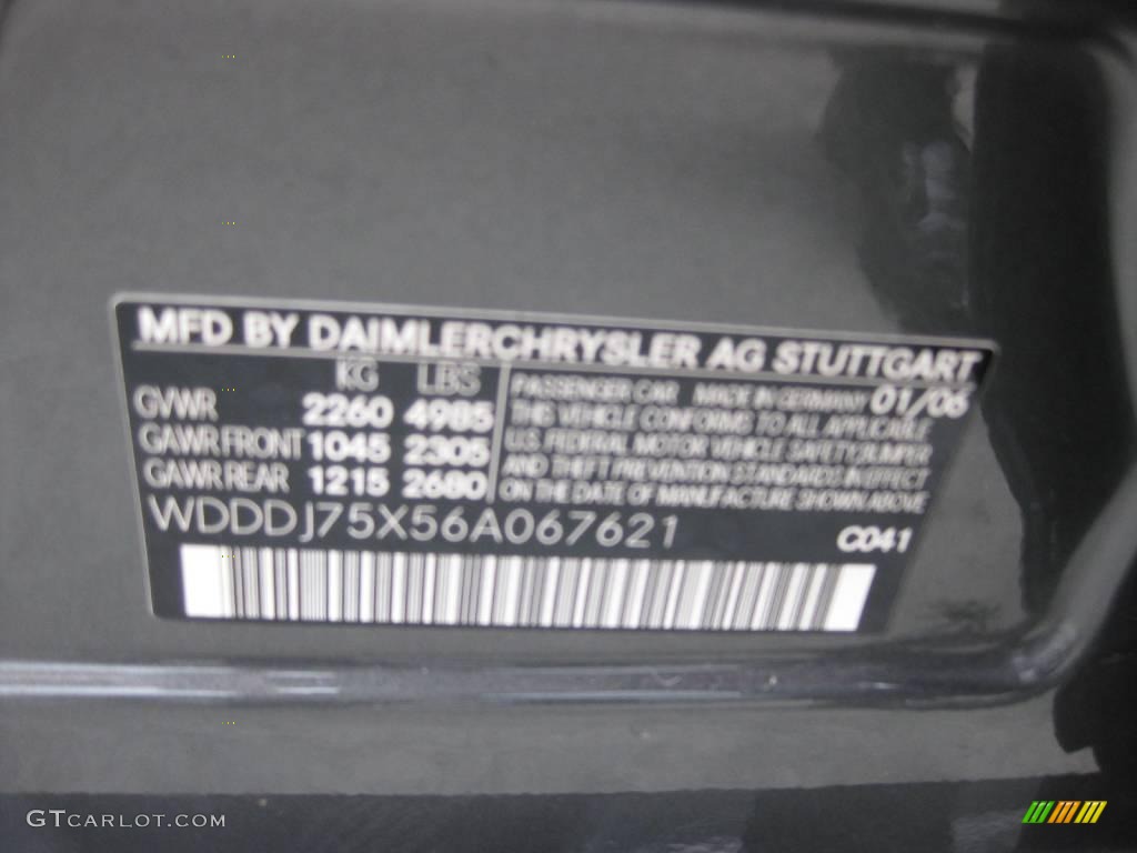 2006 CLS 500 - designo Graphite Metallic / Cashmere Beige photo #22