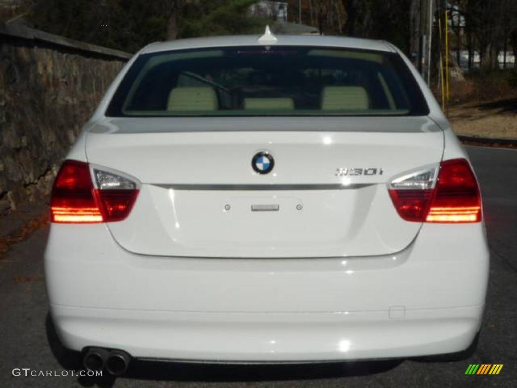 2006 3 Series 330i Sedan - Alpine White / Beige photo #14