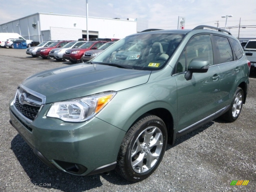 Jasmine Green Metallic 2016 Subaru Forester 2.5i Touring Exterior Photo #112892235