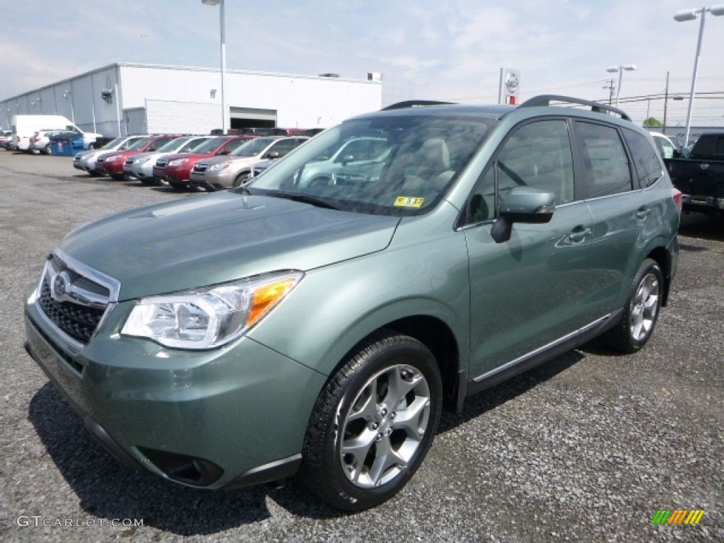 Jasmine Green Metallic 2016 Subaru Forester 2.5i Touring Exterior Photo #112892349