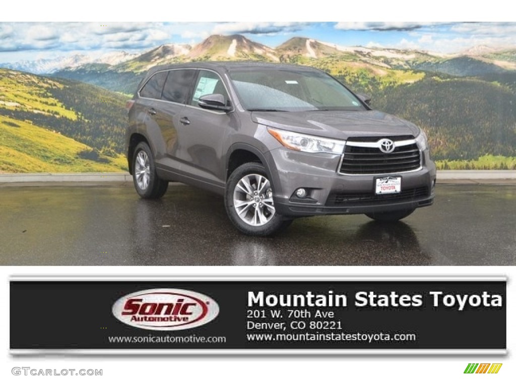 2016 Highlander LE V6 AWD - Predawn Gray Mica / Ash photo #1