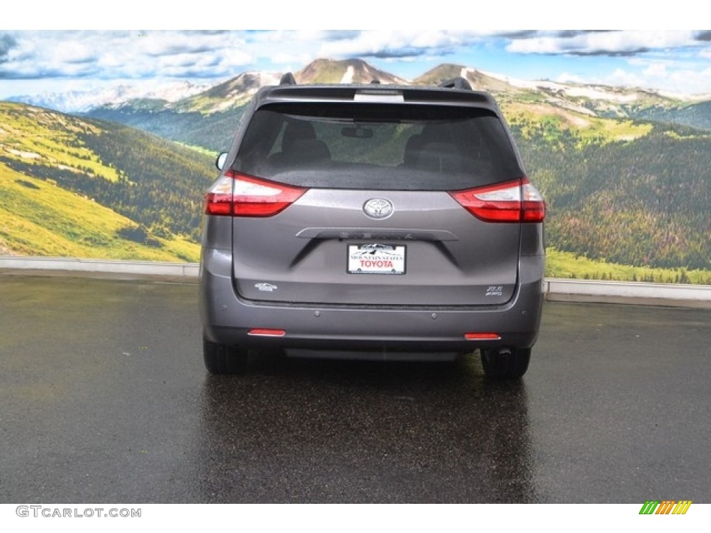 2016 Sienna XLE Premium AWD - Predawn Gray Mica / Ash photo #4