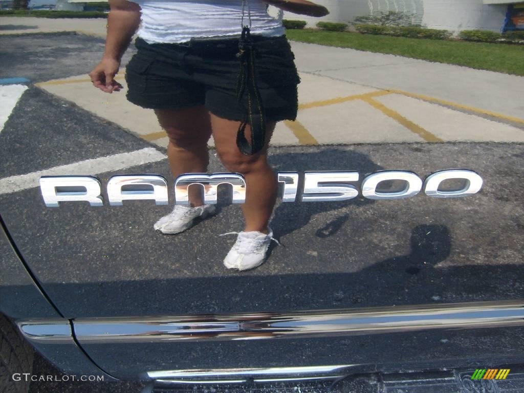2005 Ram 1500 SLT Quad Cab - Black / Dark Slate Gray photo #13