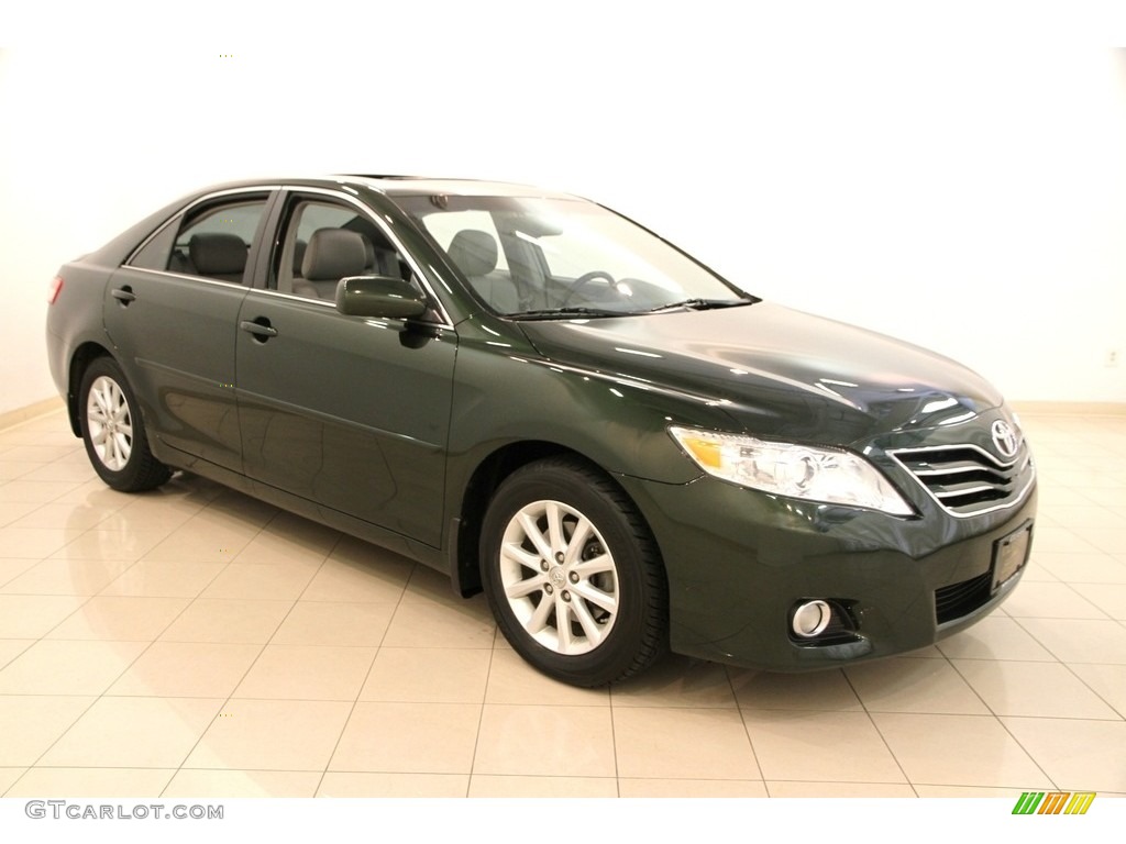 2010 Camry XLE - Spruce Mica / Ash Gray photo #1