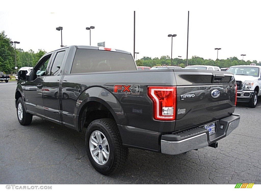 2016 F150 XLT SuperCab 4x4 - Magnetic / Medium Earth Gray photo #17