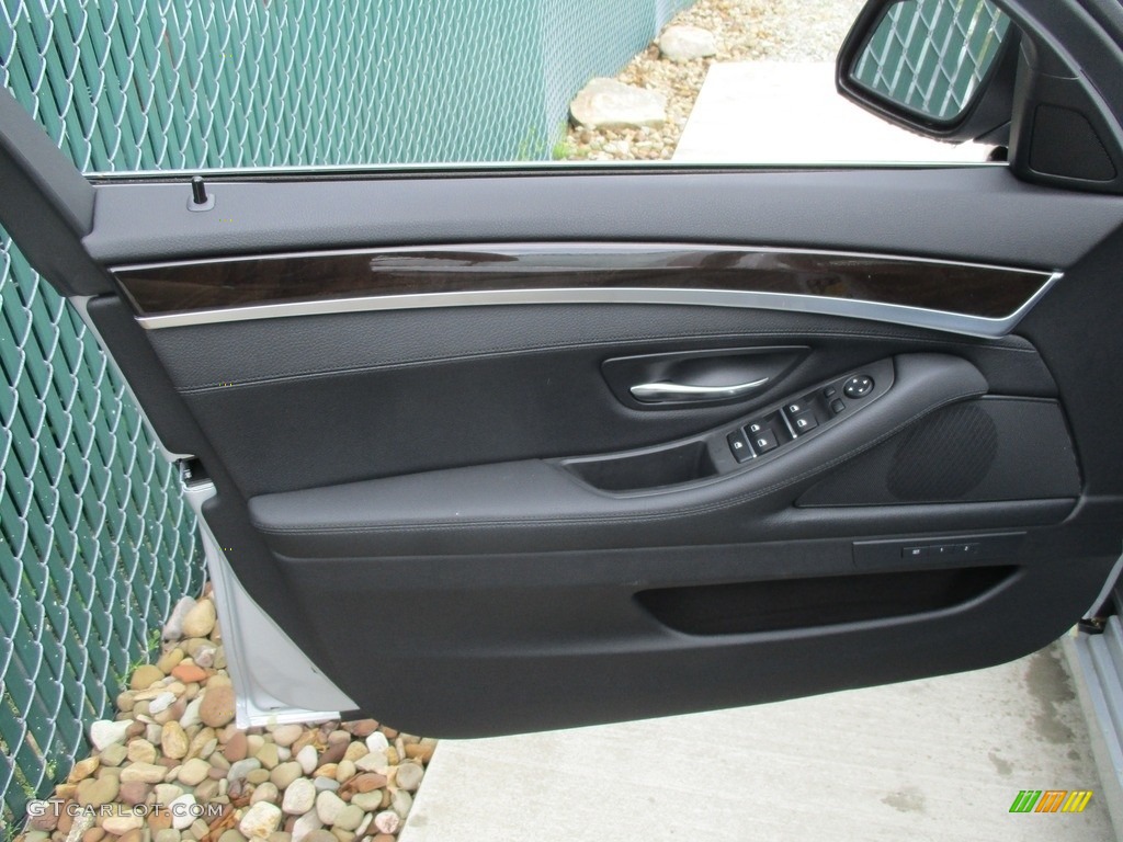 2016 5 Series 528i xDrive Sedan - Glacier Silver Metallic / Black photo #10