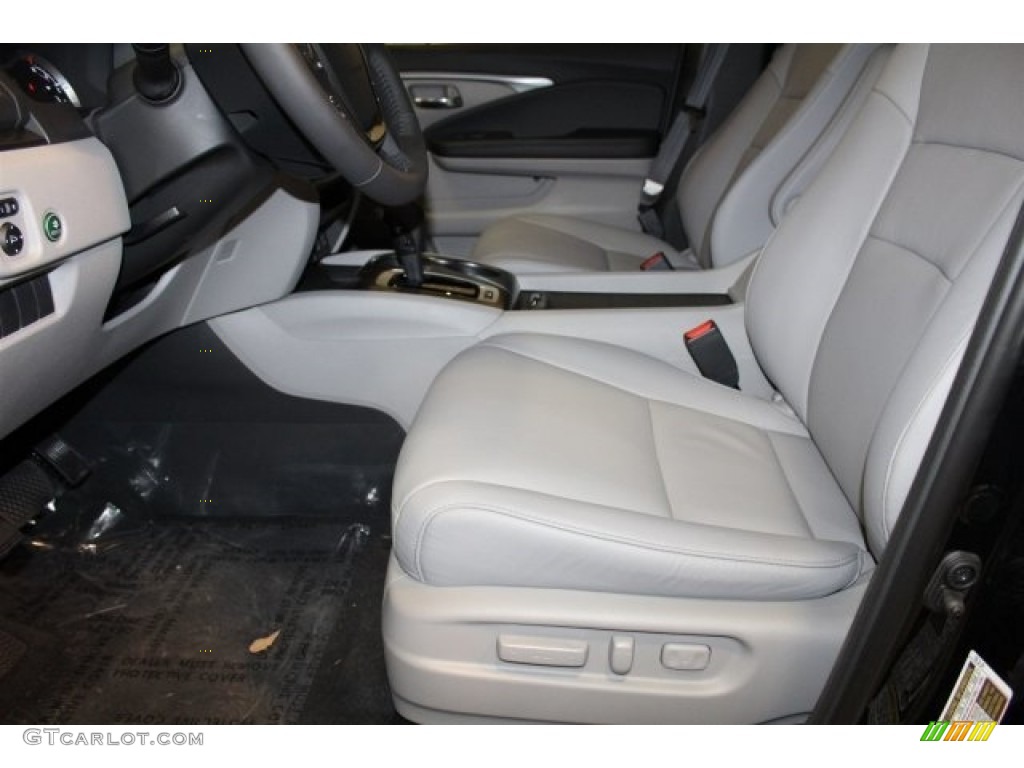 2016 Pilot EX-L AWD - Crystal Black Pearl / Gray photo #8