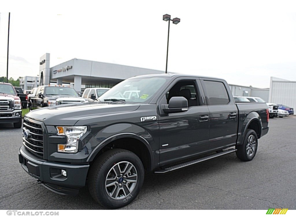2016 F150 XLT SuperCrew 4x4 - Lithium Gray / Black photo #5