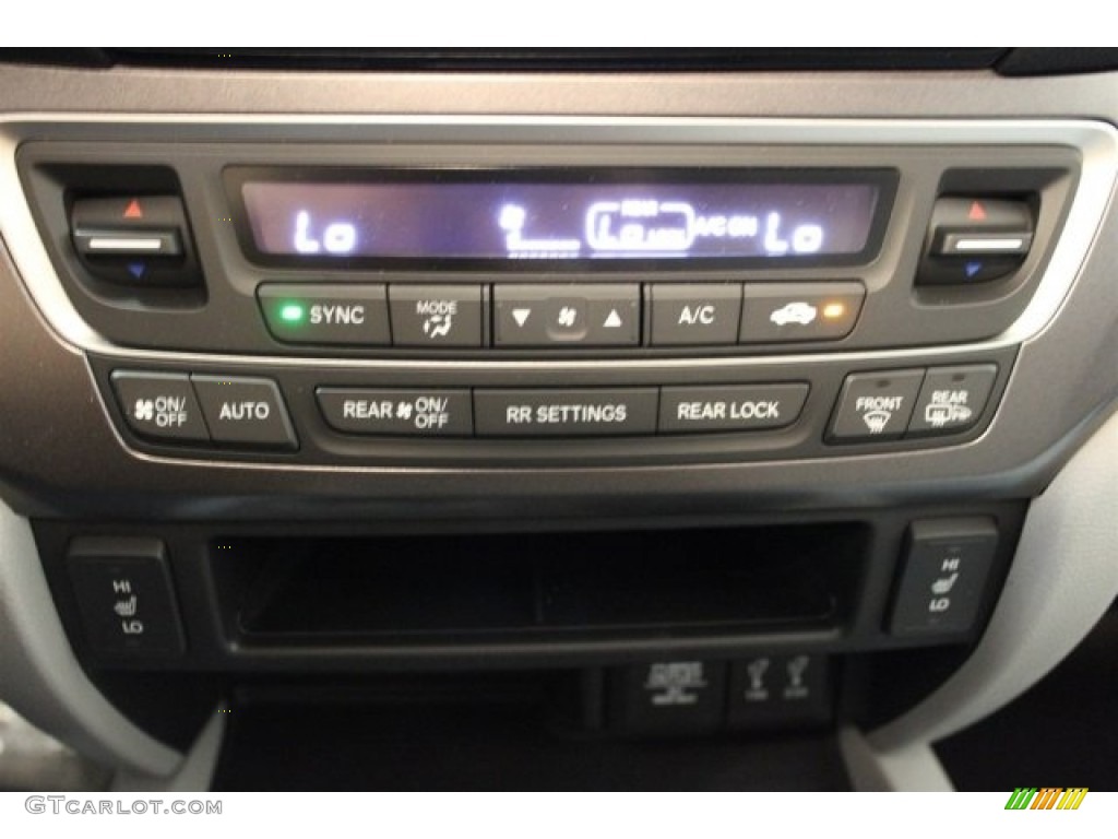 2016 Pilot EX-L AWD - Crystal Black Pearl / Gray photo #17