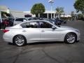 2015 Liquid Platinum Infiniti Q50 Hybrid Premium  photo #5