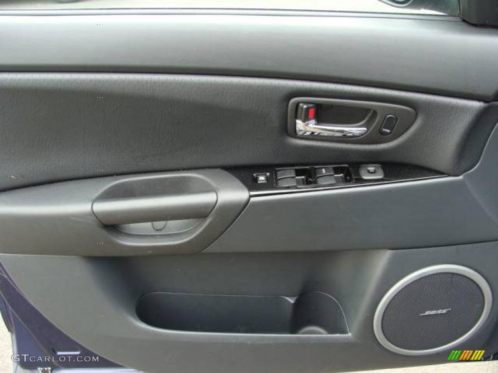 2008 MAZDA3 s Grand Touring Hatchback - Stormy Blue Mica / Black photo #6