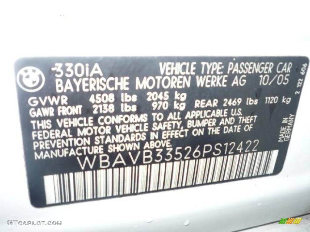 2006 3 Series 330i Sedan - Alpine White / Beige photo #26