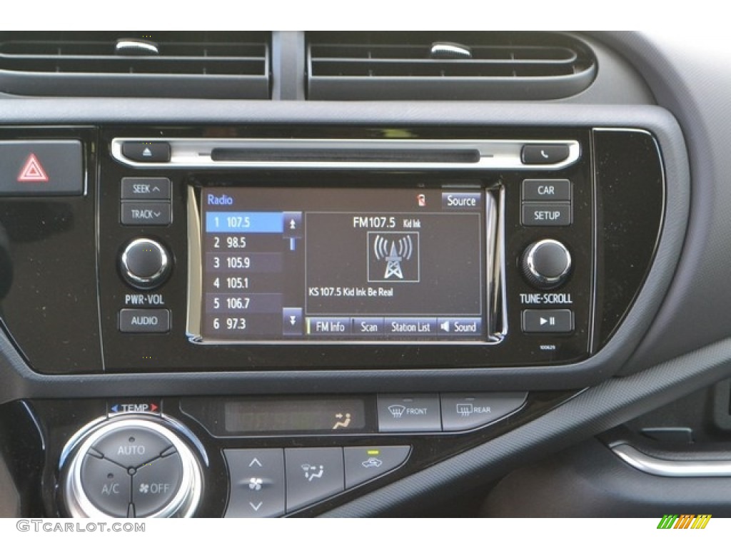 2016 Prius c Two - Magnetic Gray Metallic / Black photo #6