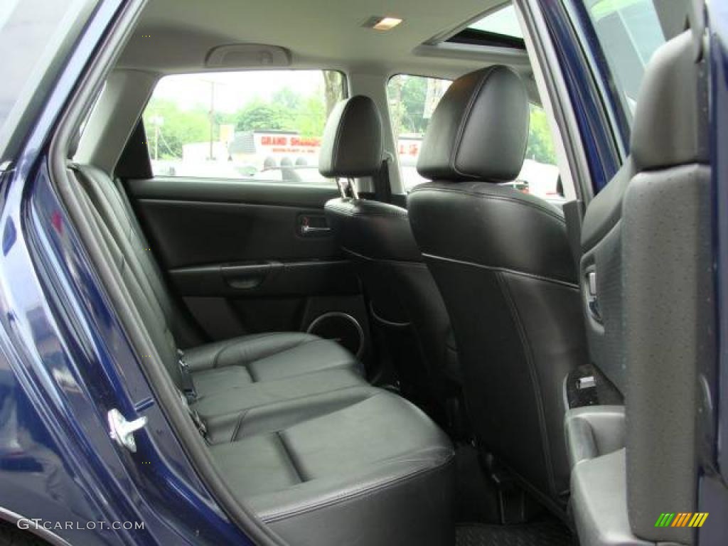 2008 MAZDA3 s Grand Touring Hatchback - Stormy Blue Mica / Black photo #12