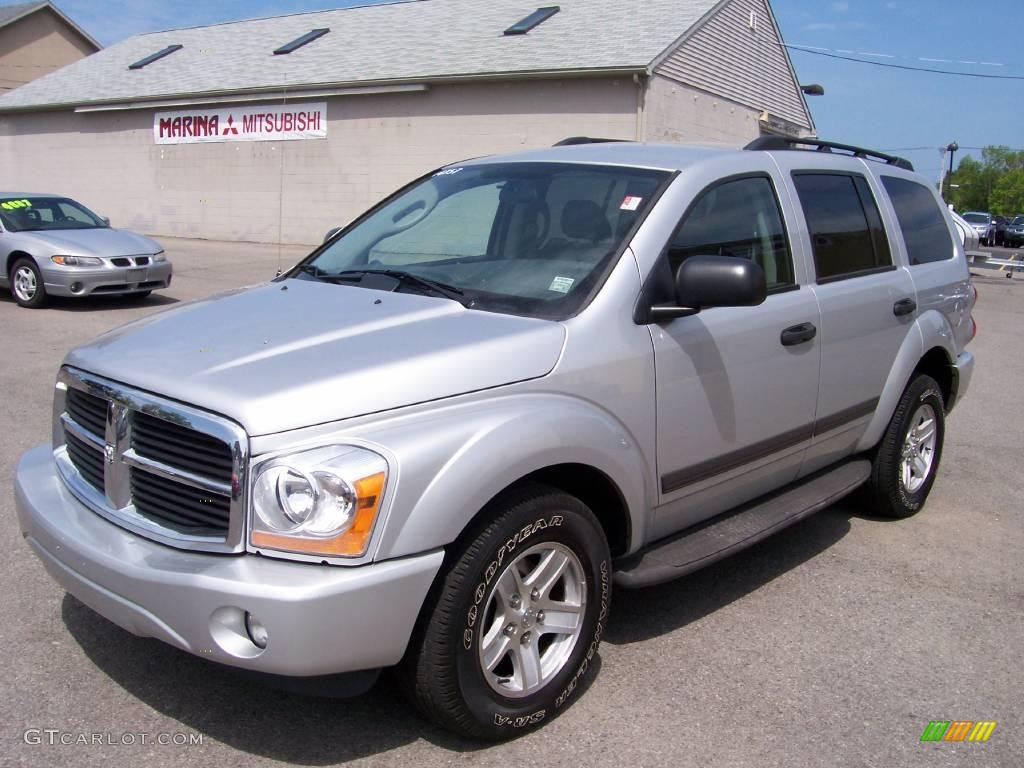 Bright Silver Metallic Dodge Durango