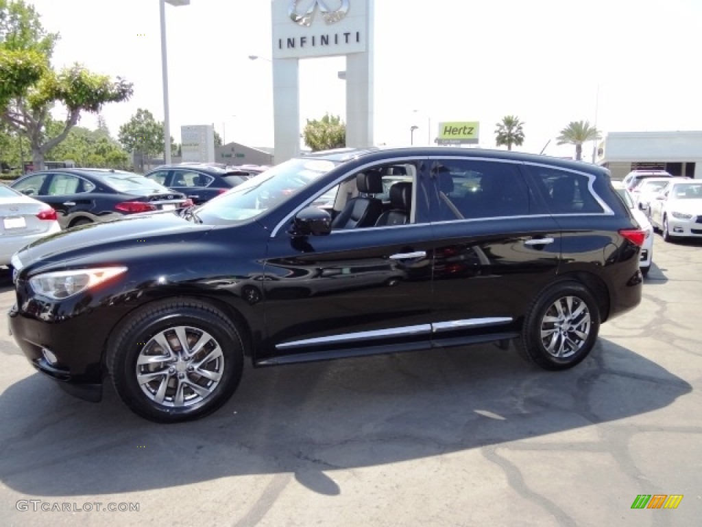 2013 JX 35 AWD - Black Obsidian / Graphite photo #8
