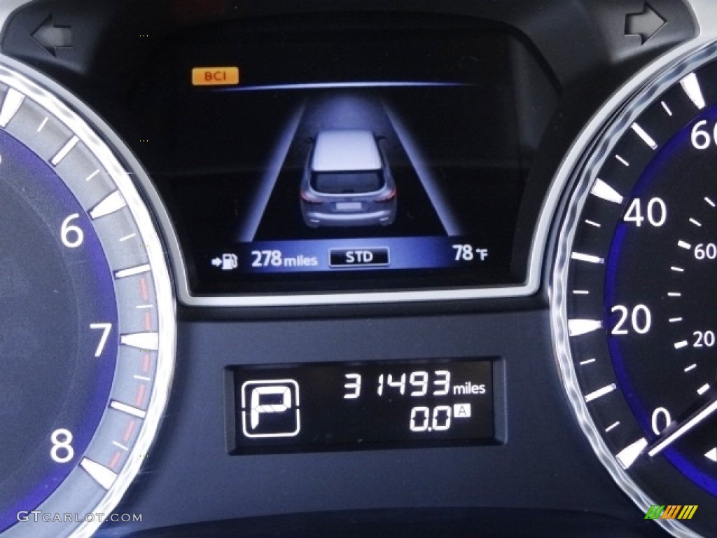 2013 JX 35 AWD - Black Obsidian / Graphite photo #21