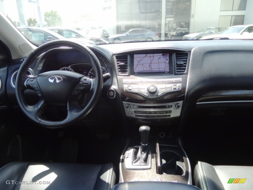 2013 JX 35 AWD - Black Obsidian / Graphite photo #35