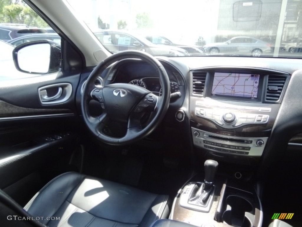 2013 JX 35 AWD - Black Obsidian / Graphite photo #36