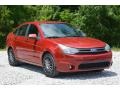 Sangria Red Metallic 2011 Ford Focus SES Sedan