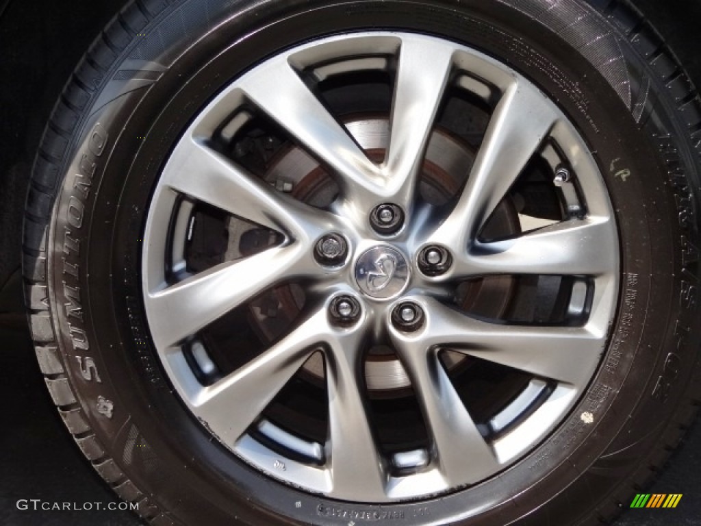 2013 JX 35 AWD - Black Obsidian / Graphite photo #43