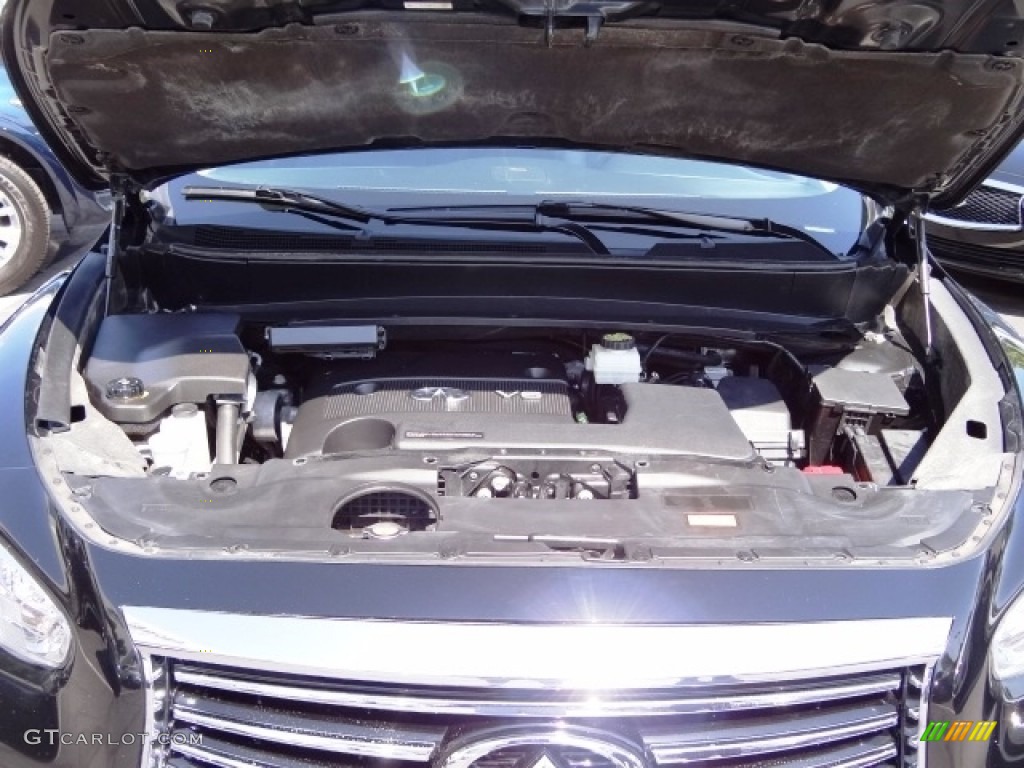 2013 JX 35 AWD - Black Obsidian / Graphite photo #44