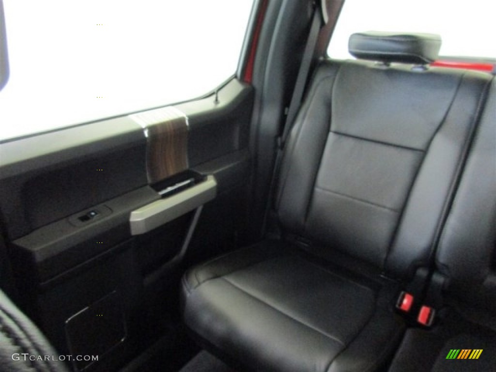 2016 F150 Lariat SuperCrew 4x4 - Ruby Red / Black photo #17