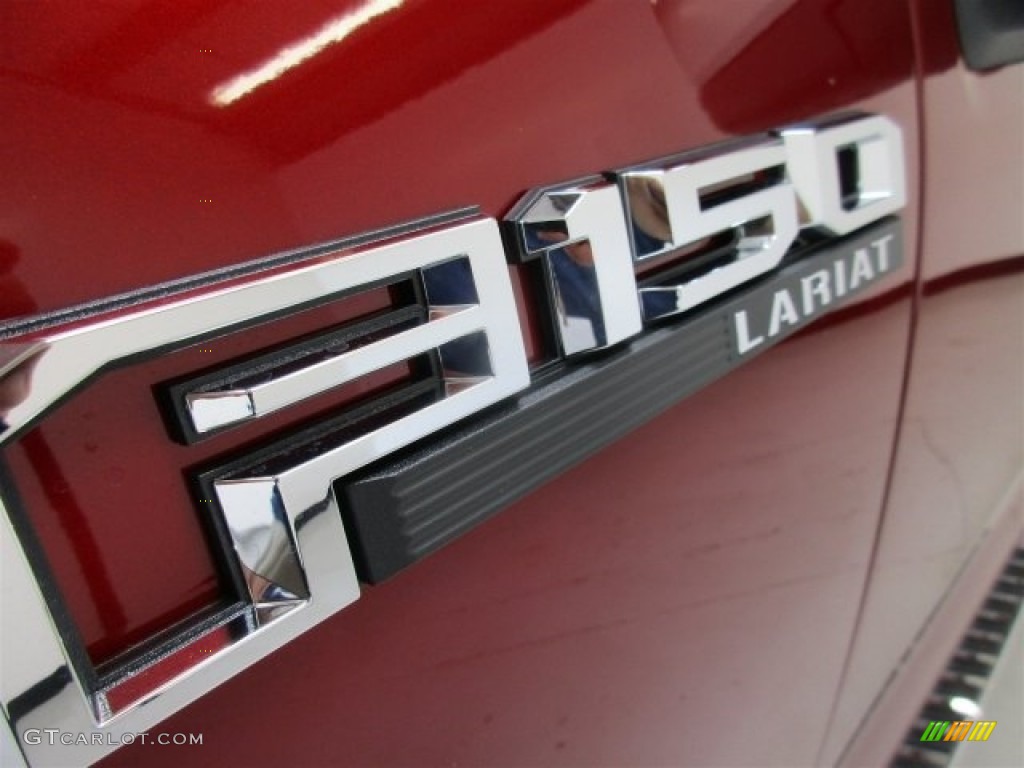 2016 F150 Lariat SuperCrew 4x4 - Ruby Red / Black photo #27