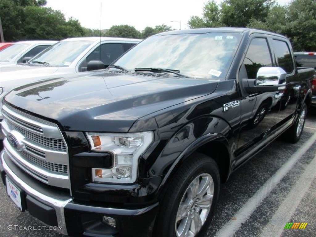 2016 F150 Platinum SuperCrew - Shadow Black / Black photo #2