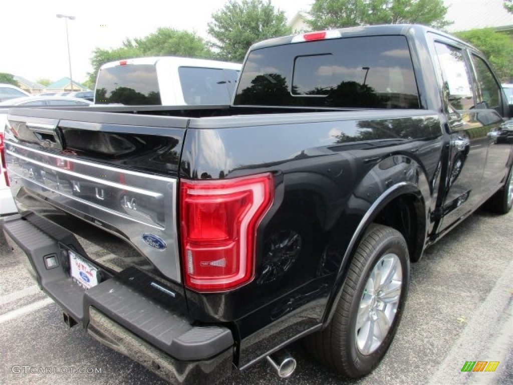 2016 F150 Platinum SuperCrew - Shadow Black / Black photo #8