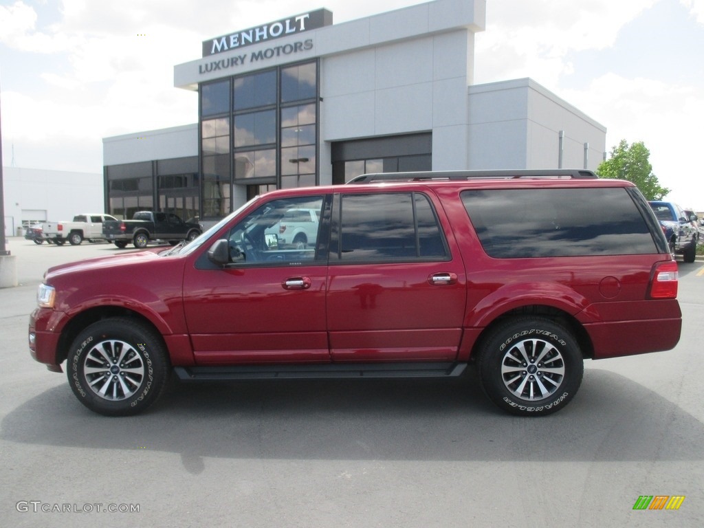 2016 Expedition EL Platinum 4x4 - Ruby Red Metallic / Platinum Ebony photo #3