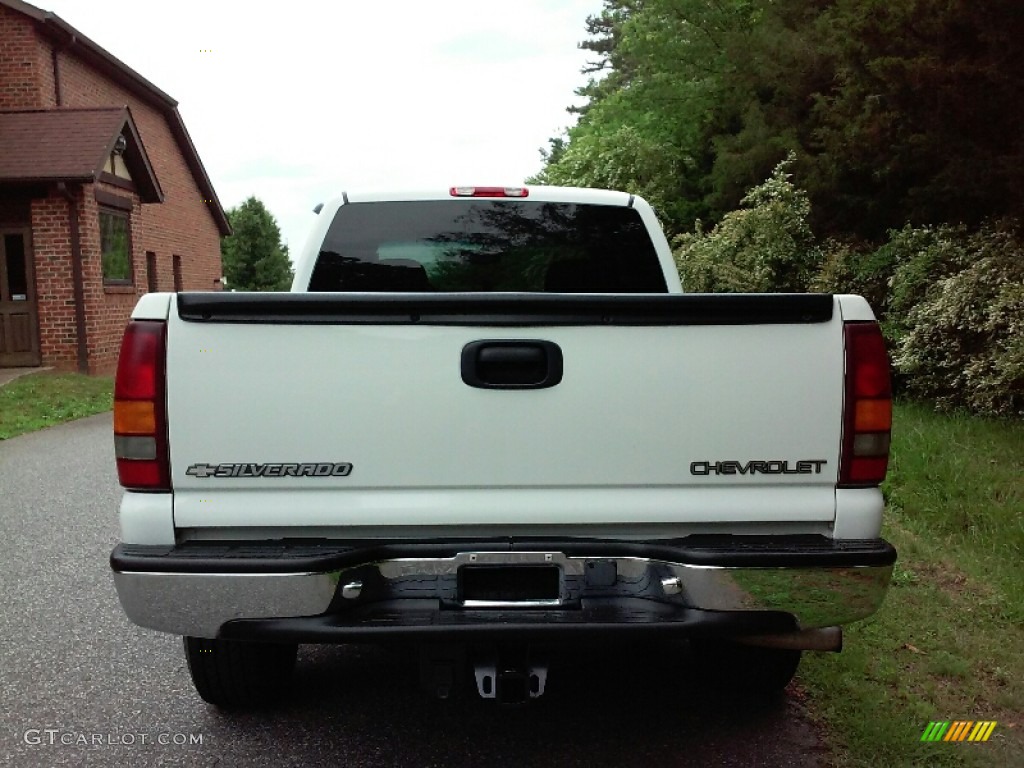 2002 Silverado 1500 LT Extended Cab 4x4 - Summit White / Graphite Gray photo #3